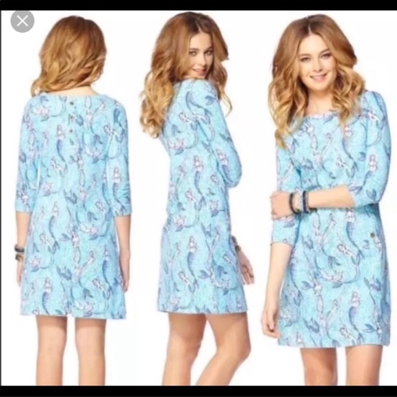 Lilly Pulitzer Size Small Charlene Nice Tail Mermaid 🧜‍♀️ Dress Small - Picture 2 of 4